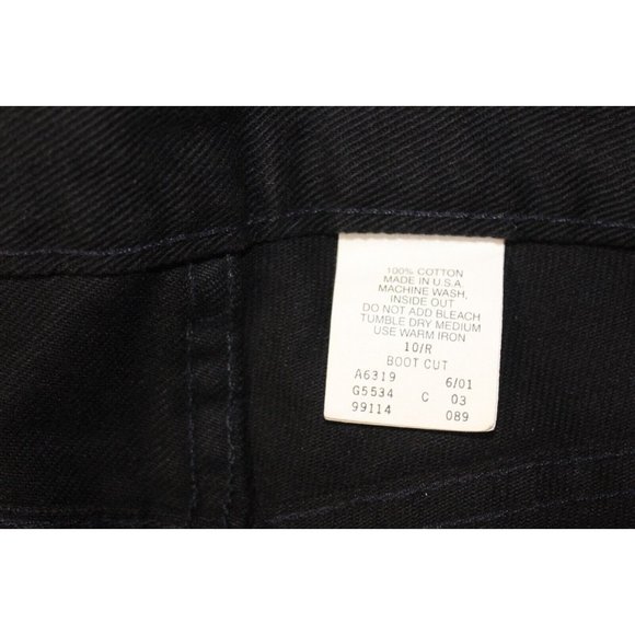 NWT Harley Davidson Black Jeans Cotton Pockets Women Sz 10 R fits as 30x31 #f - Picture 4 of 5